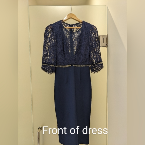 Bardot | Lace Bell Sleeve Dress - Picture 1 of 5